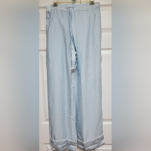 Ettitude Sateen CleanBamboo PJ Pants/Starlight Blue Stripes - Picture 4 of 9